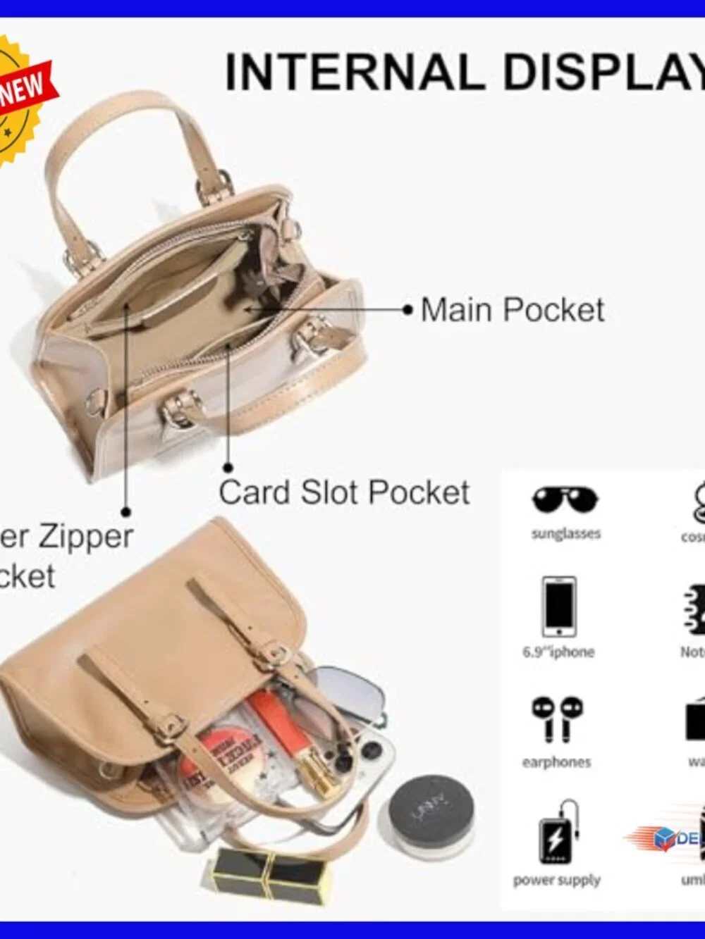 Genuine Leather Hobo Satchel Crossbody Bag Adjustable Strap Waterproof